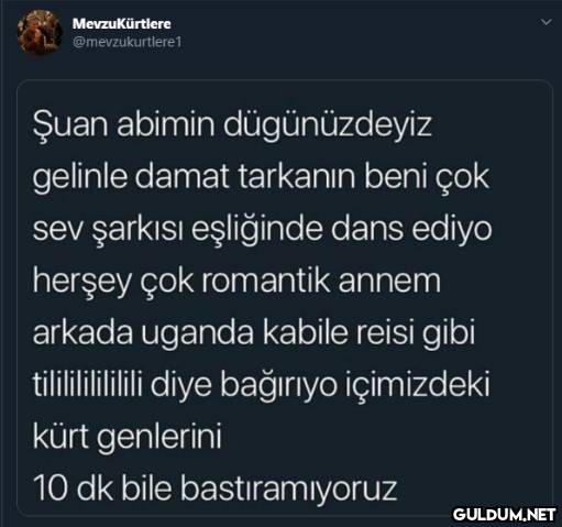Mevzukürtlere...