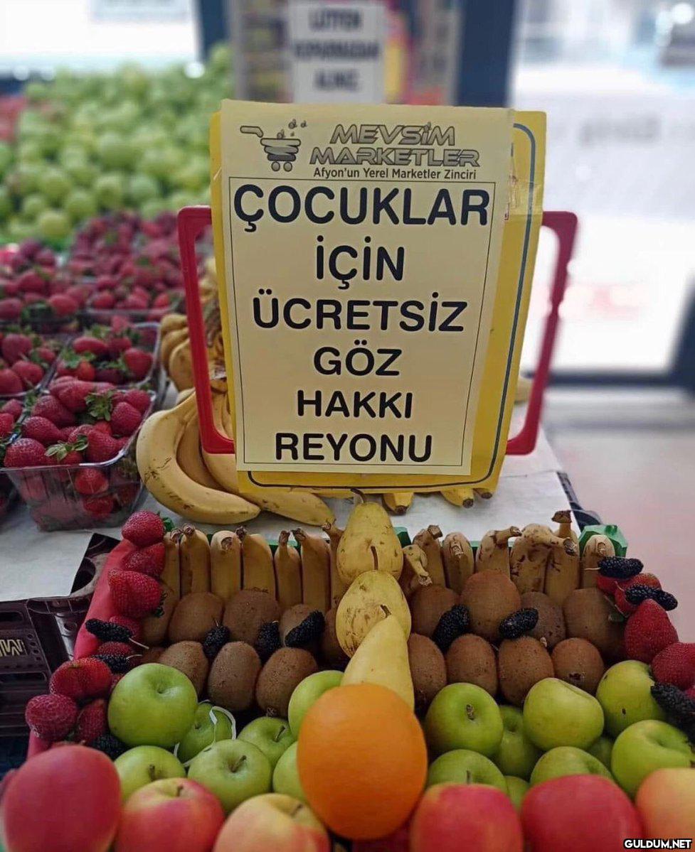 Bazı marketlerin yaptığı...