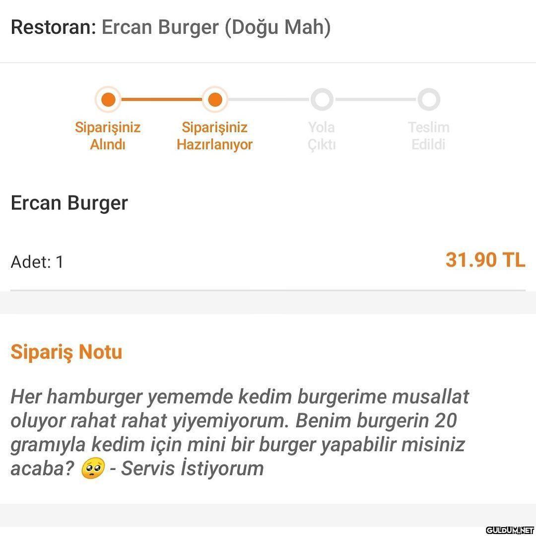 Cats menü, harika olay 😂 ...
