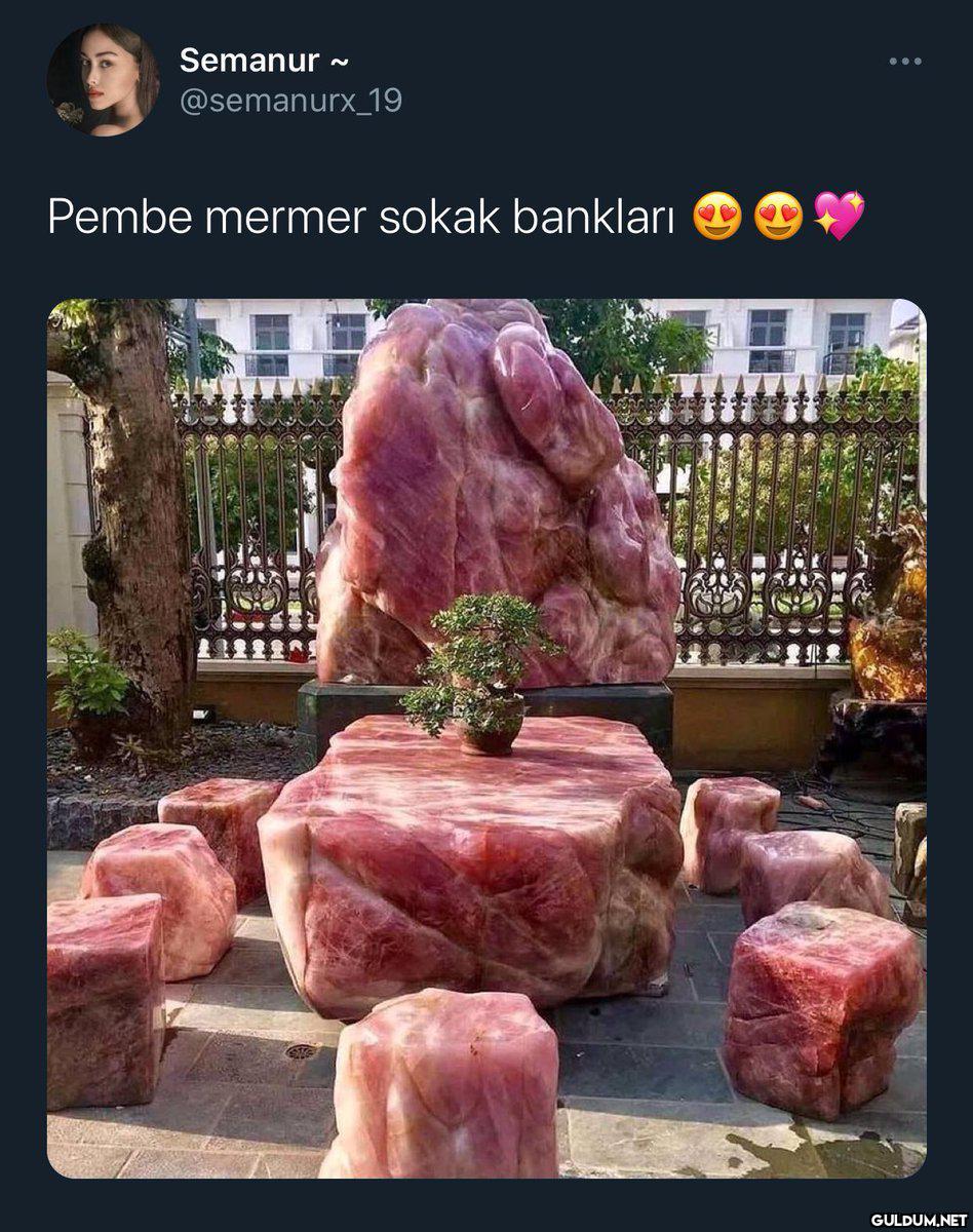 Ne pembe mermeri dana...