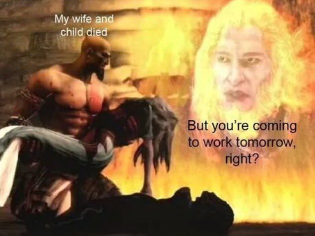 My wife and child died TRE...
