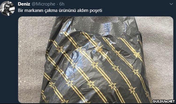 pazar poşeti  Deniz...
