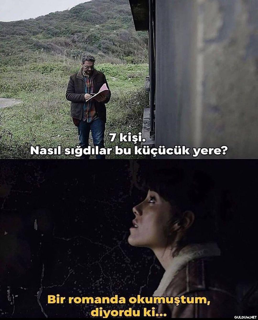 7 kişi. Nasıl sığdılar bu...