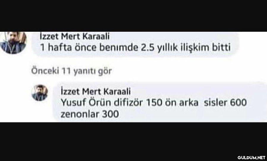 İzzet Mert Karaali 1 hafta...
