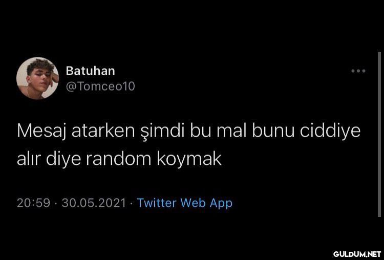 Batuhan @Tomceo10 Mesaj...