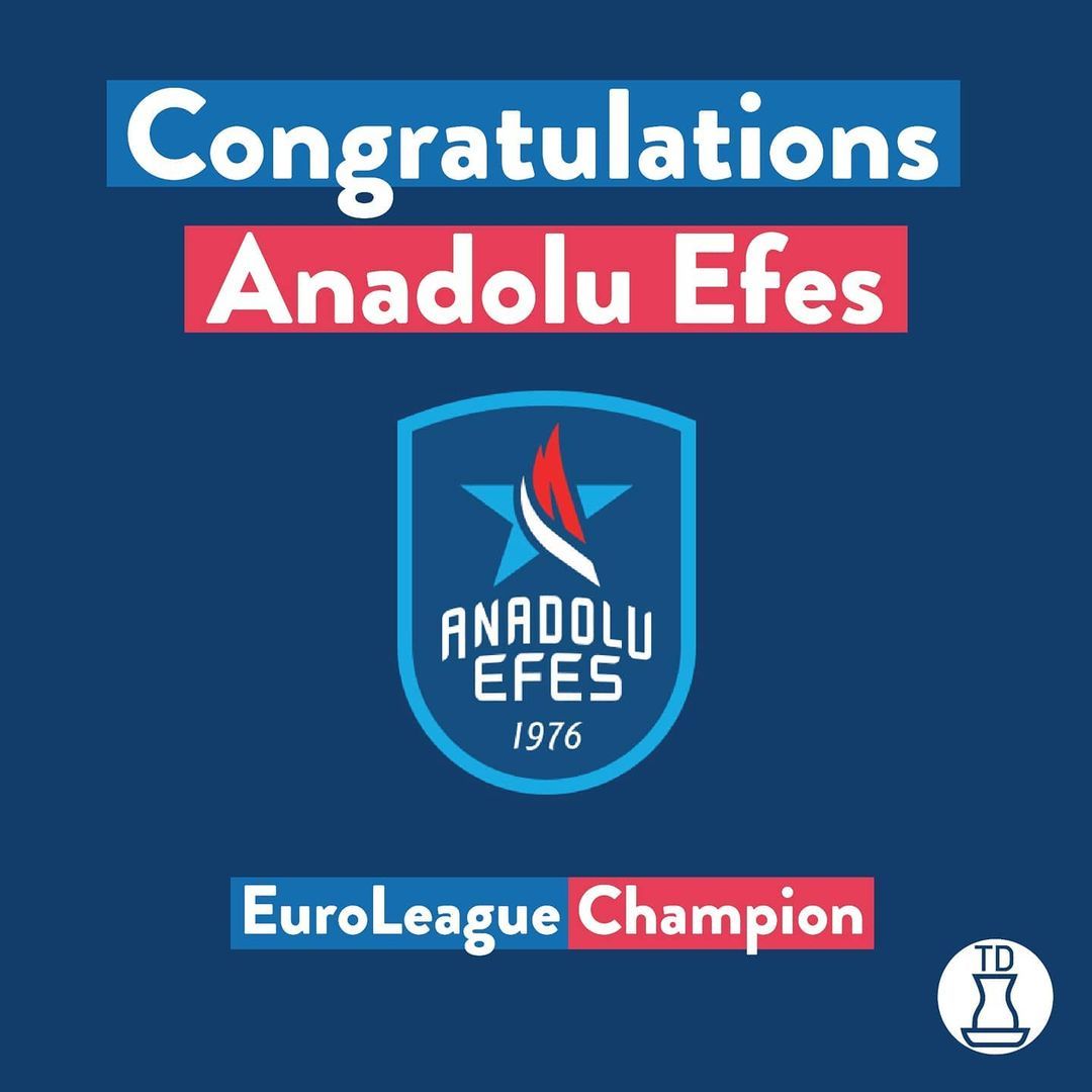 Tebrikler Anadolu Efes...