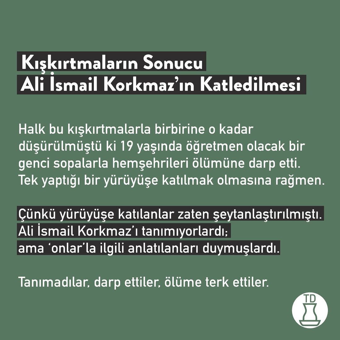 Bugün Gezi Parkı...