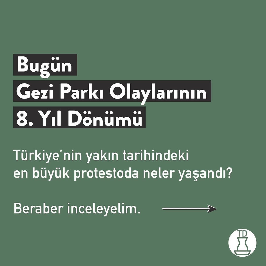 Bugün Gezi Parkı...