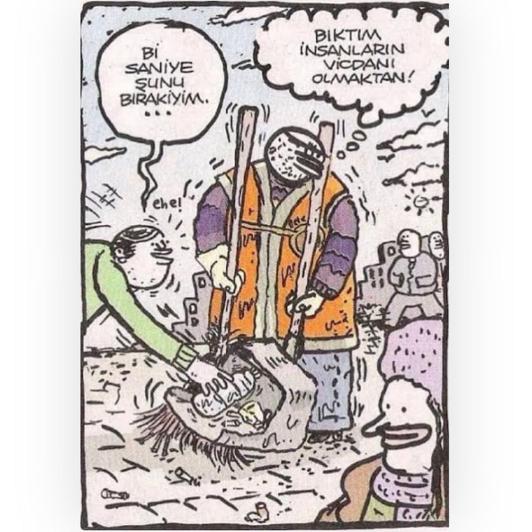 Bıktım insanların vicdanı...