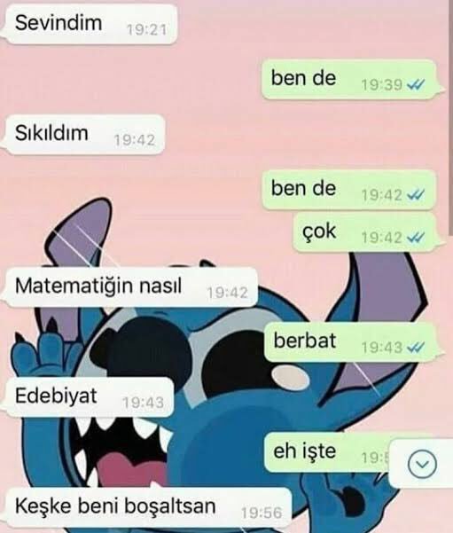Sevindim 19:21 ben de...