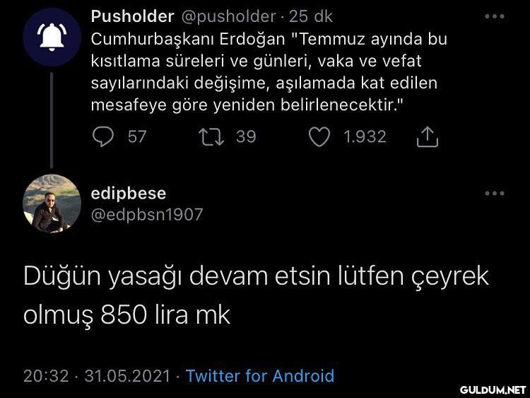 nolur düğün yapmayın ...