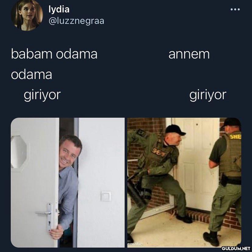 bende tam tersiydi  lydia...