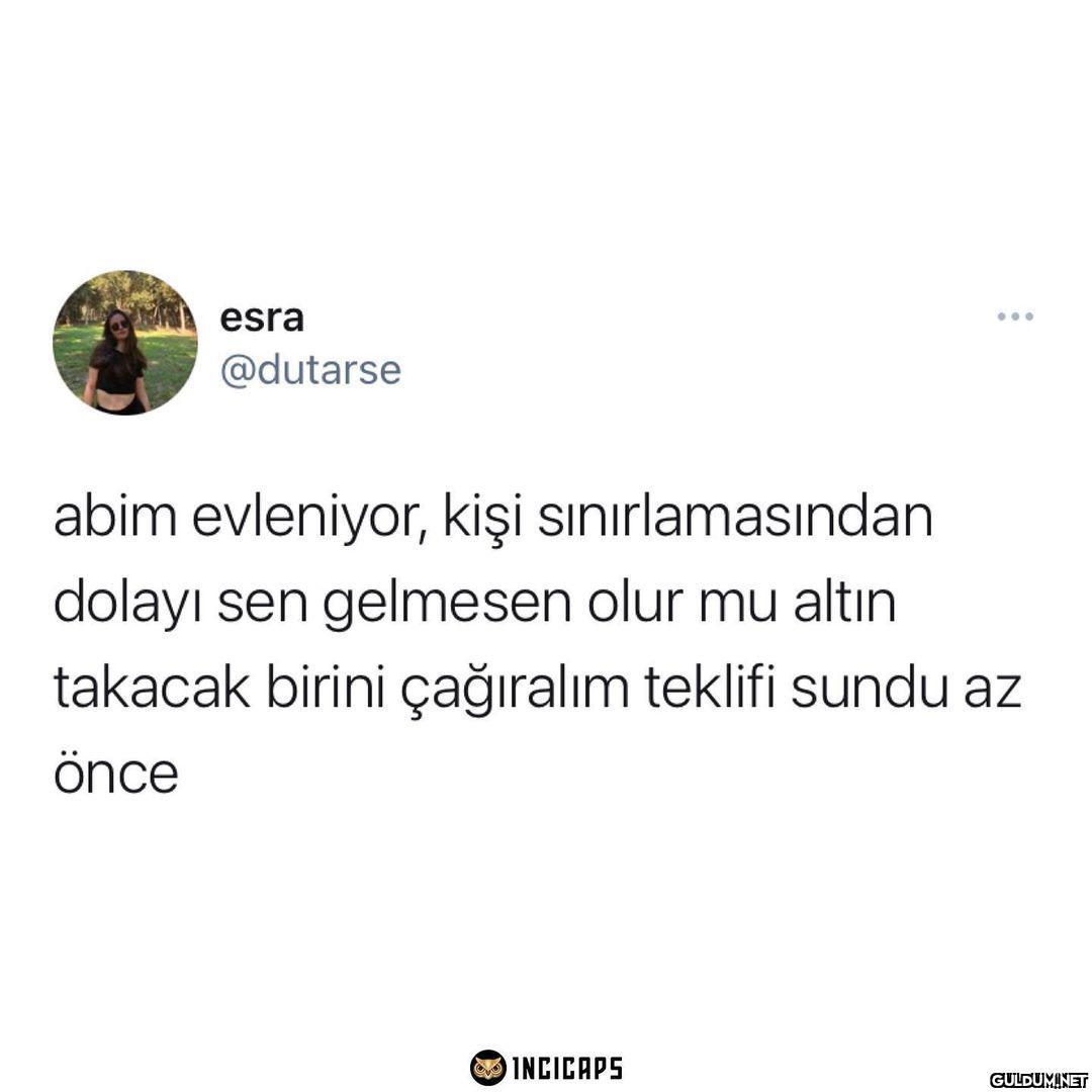 esra ... @dutarse abim...