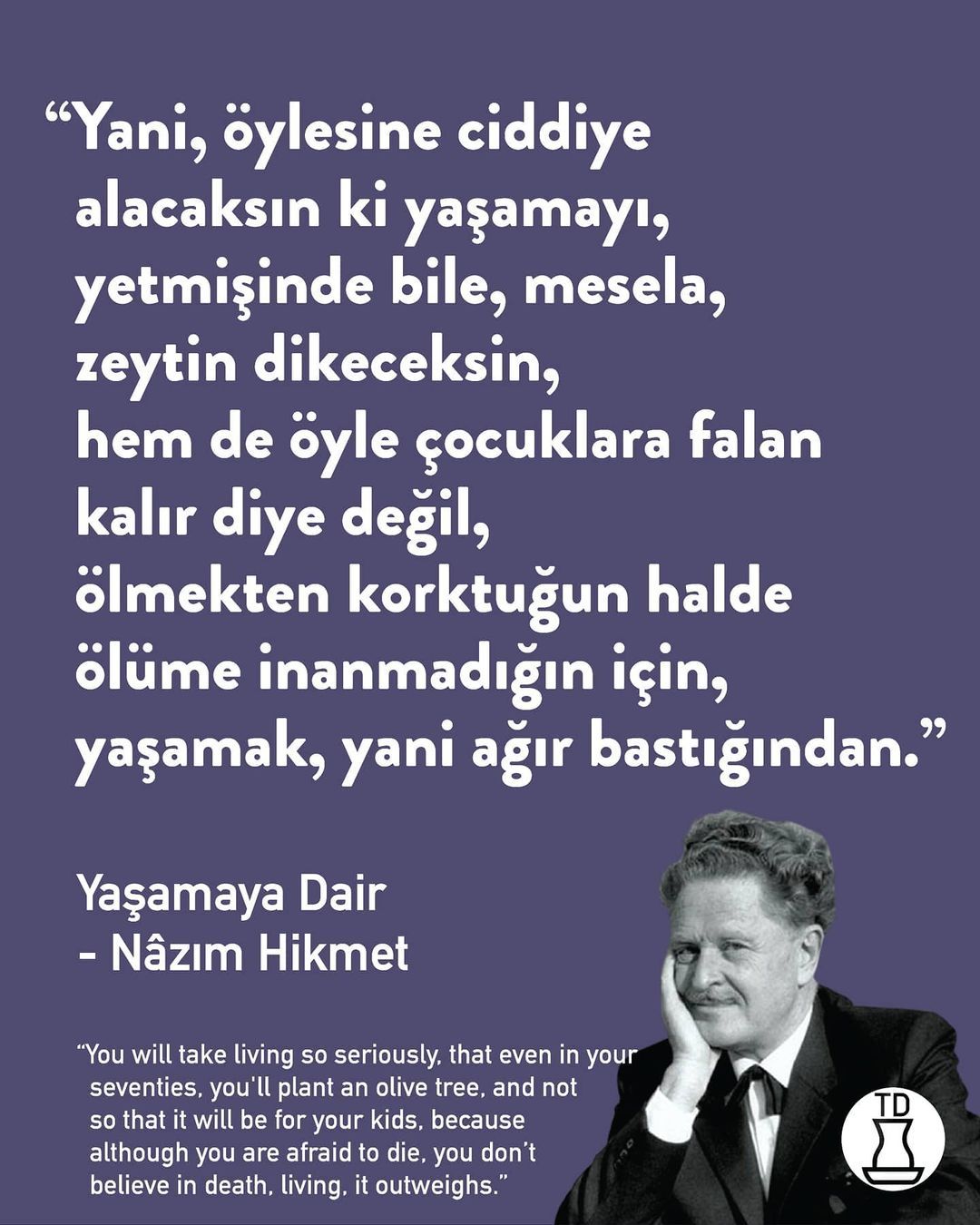 Bugün Nâzım Hikmet’in ölüm...