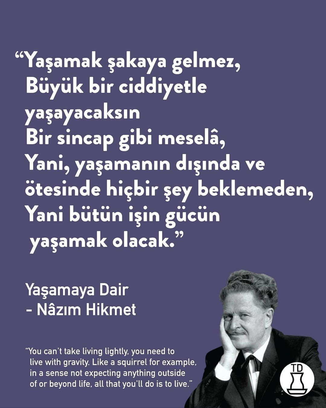 Bugün Nâzım Hikmet’in ölüm...