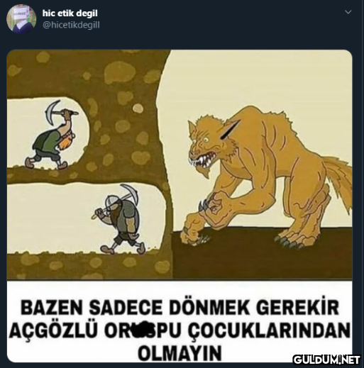 hic etik degil...