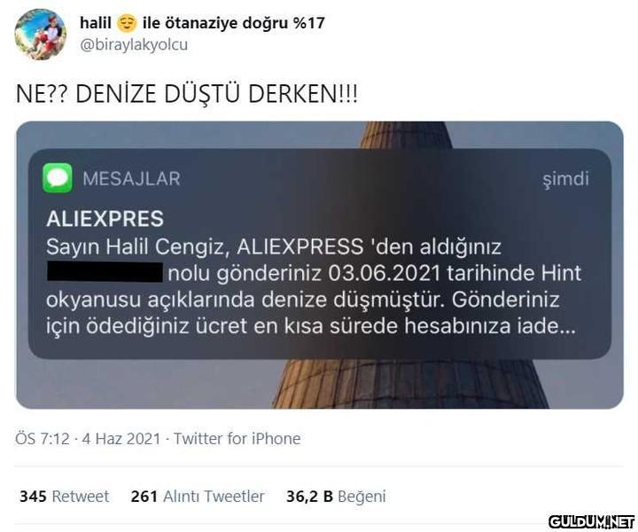 "Evde bulamadıktan" daha...