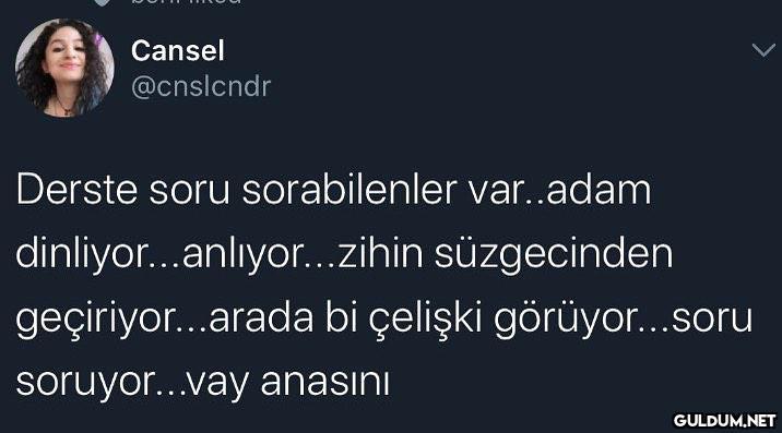 Cansel @cnslcndr Derste...