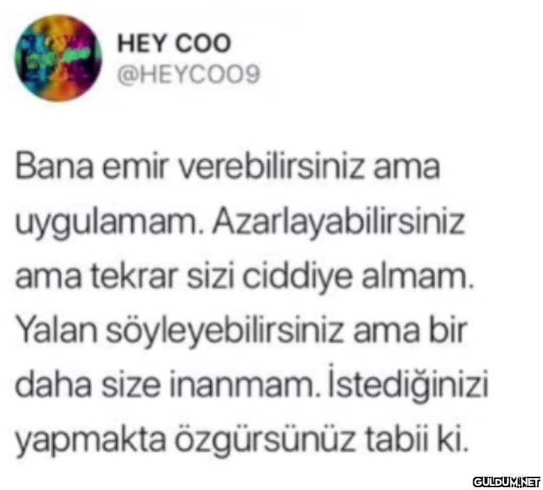 HEY COO @HEYCO09 Bana emir...
