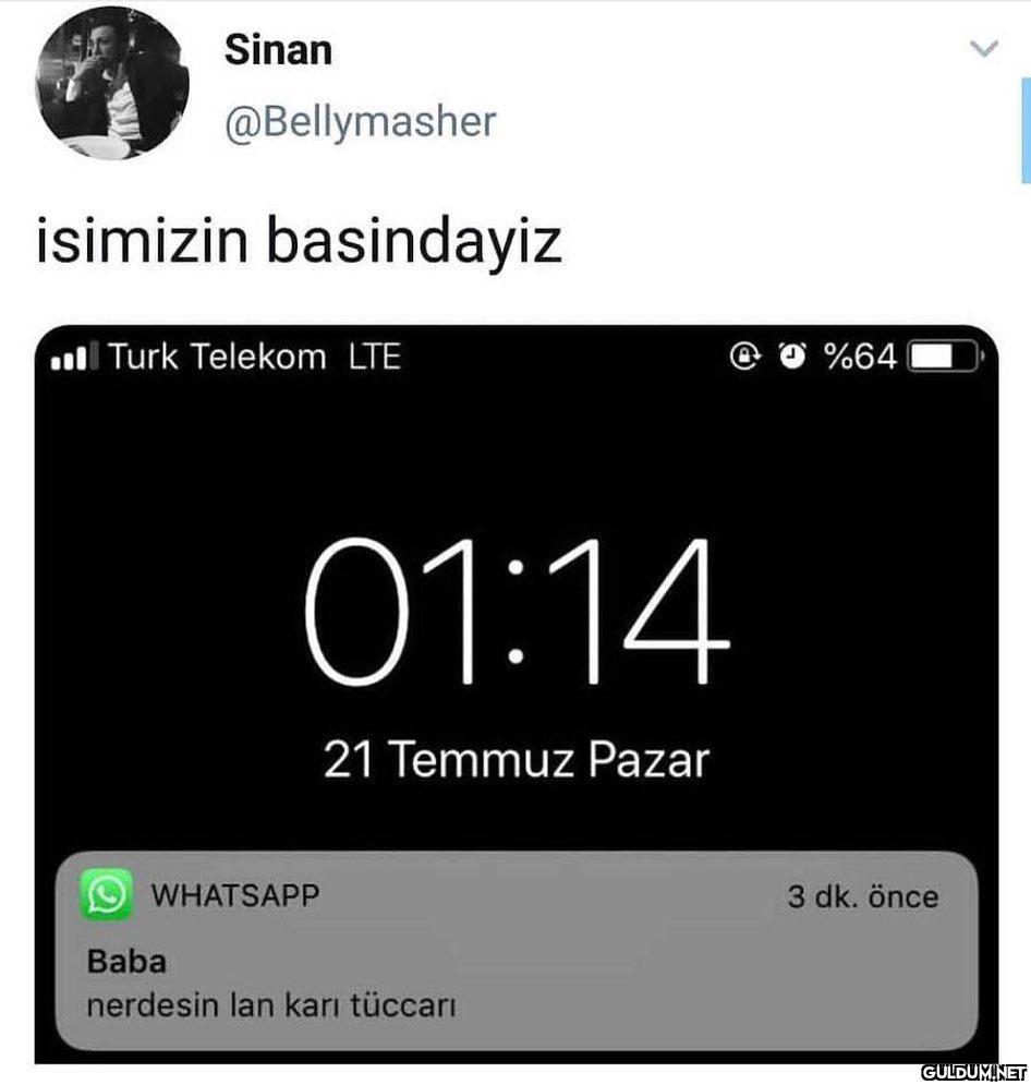 Sinan @Bellymasher...