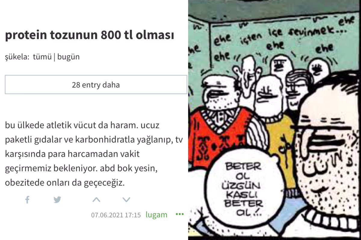 Beter ol, üzgün kaslı..   ...