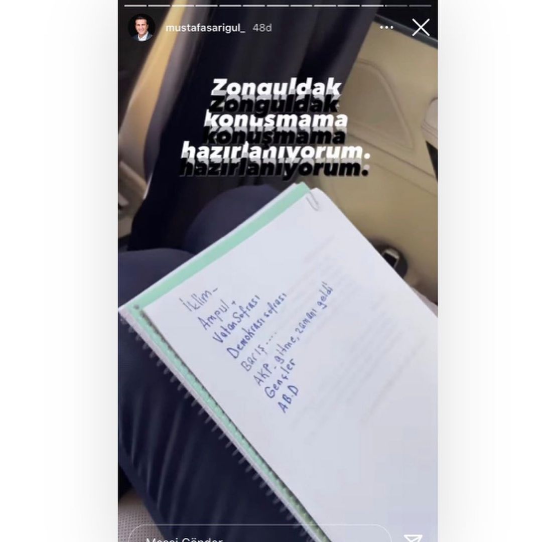 Sen, ben boş durabiliriz,...
