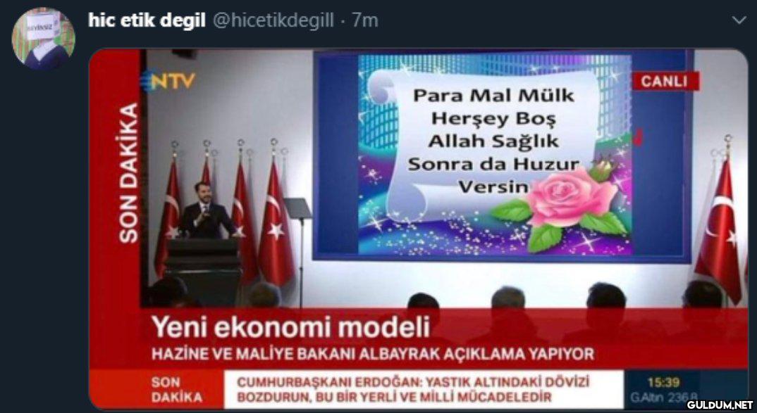 hic etik degil...