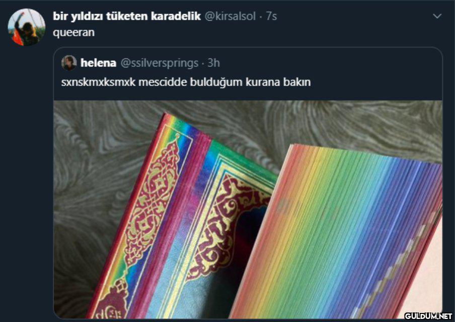 bir yıldızı tüketen...
