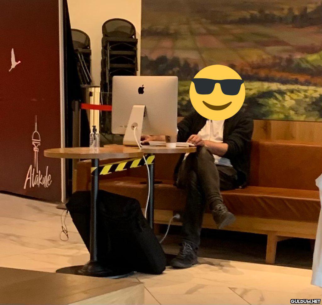 Bugün starbucksa İMac...