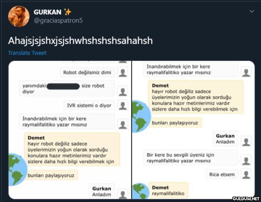 GURKAN + @graciaspatron5...