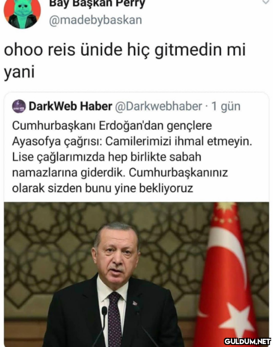 Bay Başkan Perry...