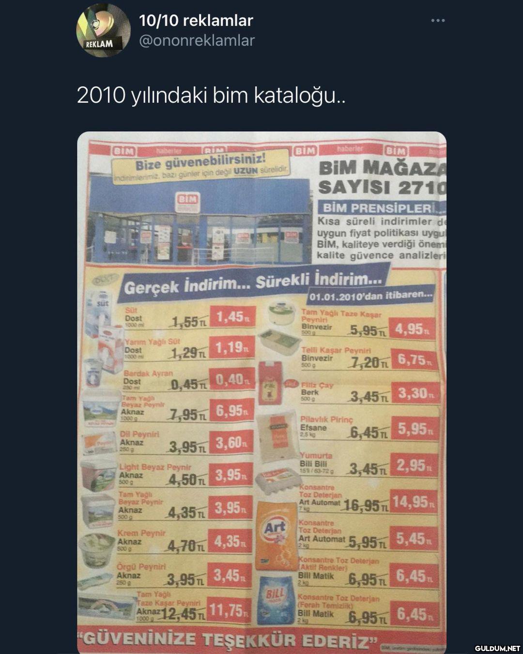 ben hep 10 liralık...