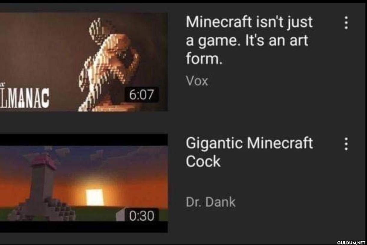 MANAC 6:07 0:30 Minecraft...