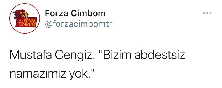 Forza Cimbom ... FORZA...