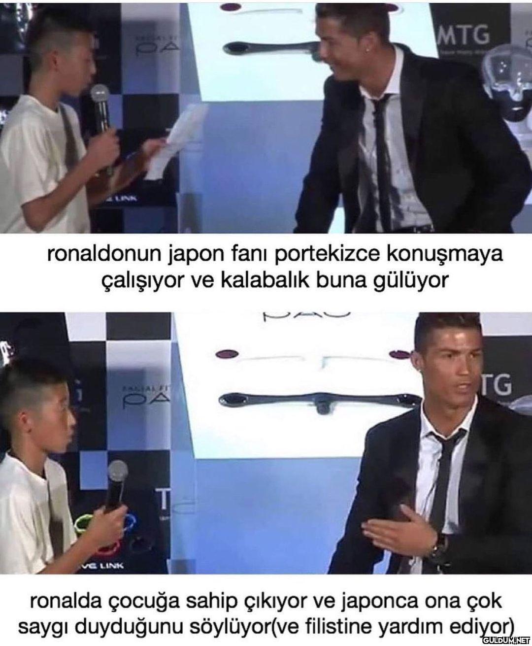 İşte bu yüzden Ronaldo ...