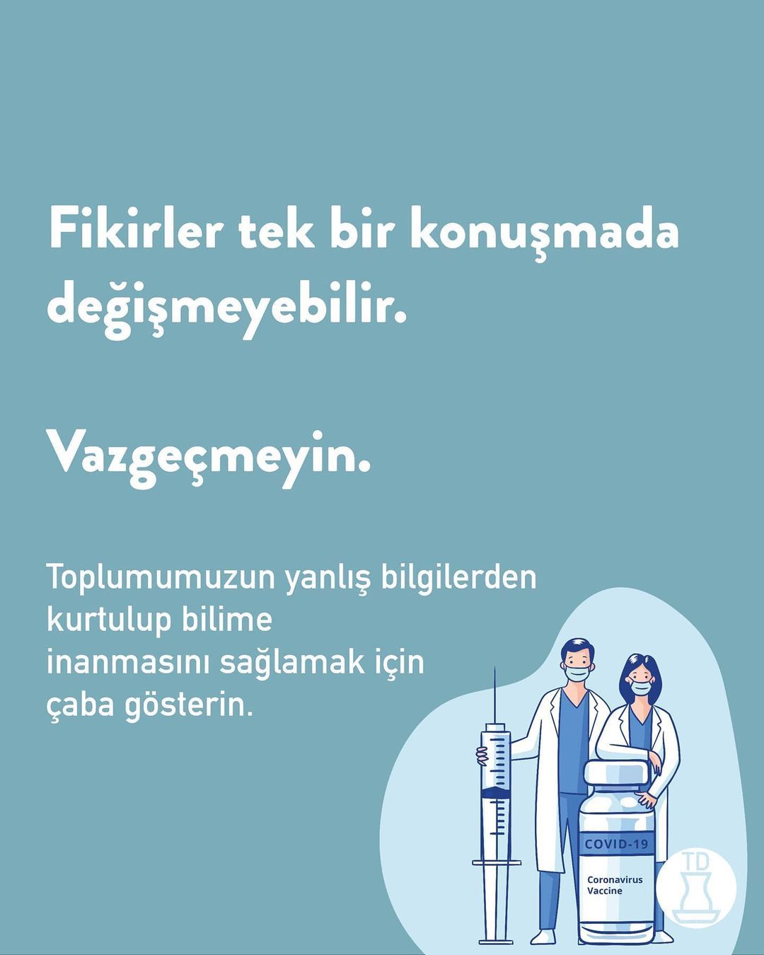Günlük konuşmalarda aşı...