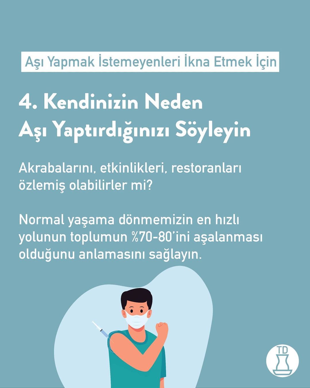 Günlük konuşmalarda aşı...