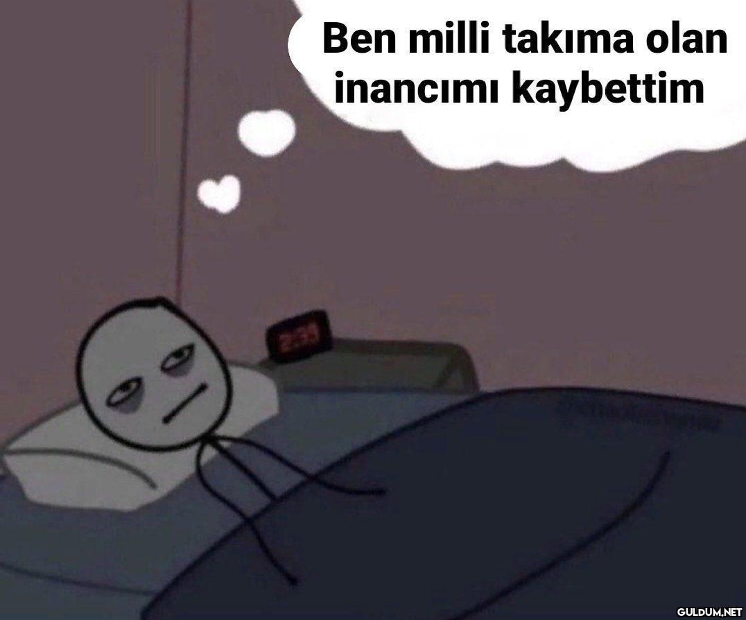 Ben milli takıma olan...