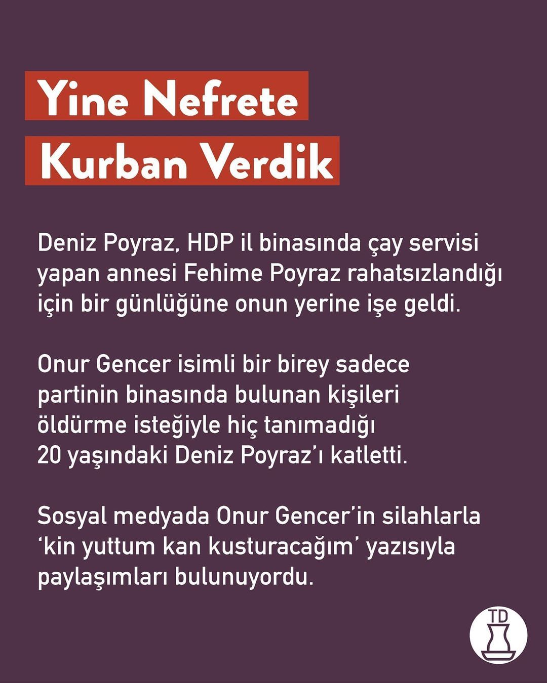 Bu nefretle nasıl...