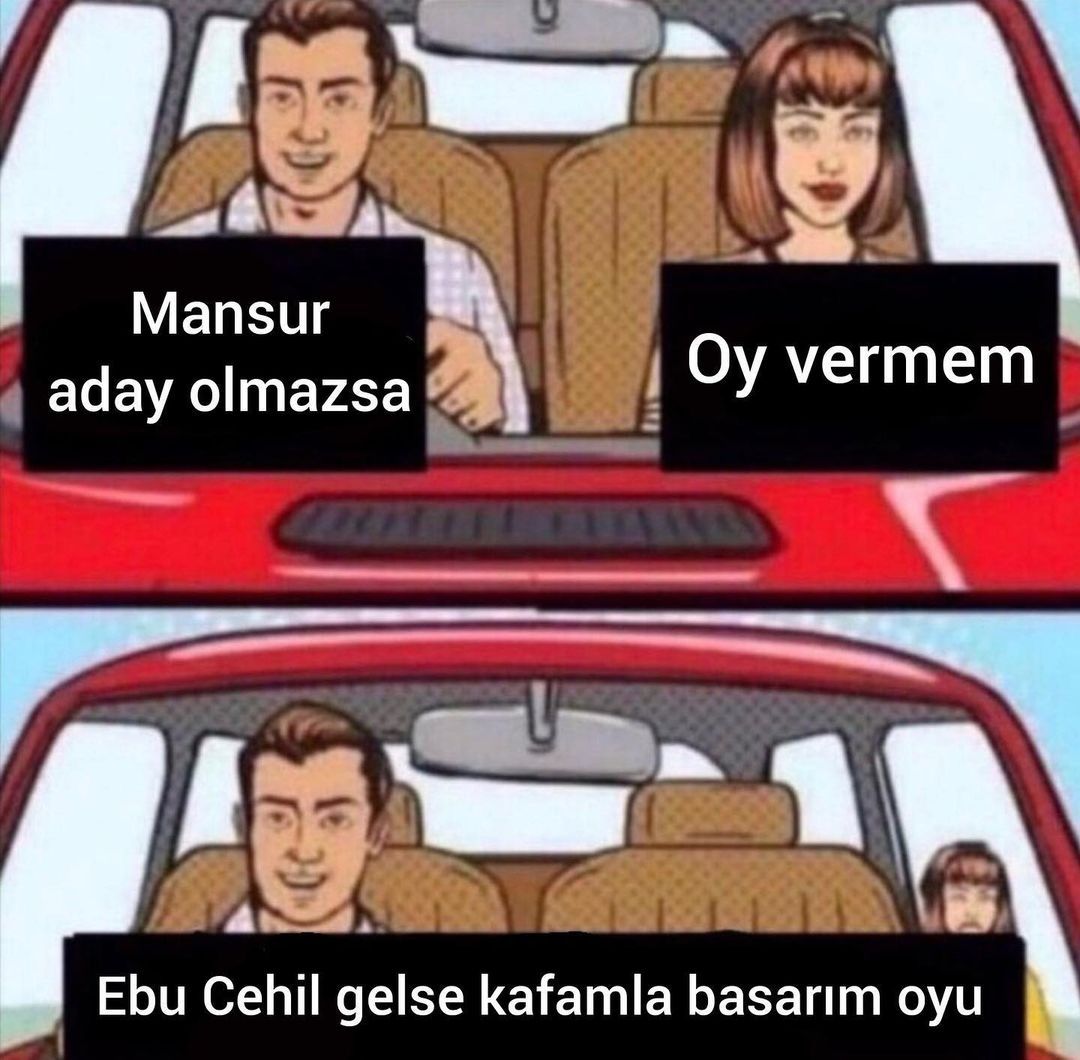 Mansur aday olmazsa Oy...