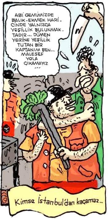 ABI GEMİMİZDE BALIK -EKMEK...