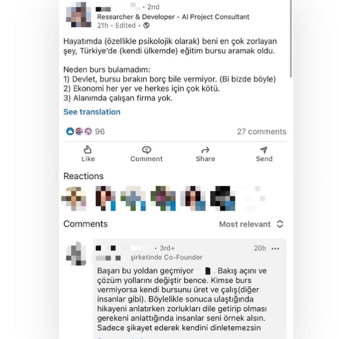 - Yurt bulamadıysan kendi...