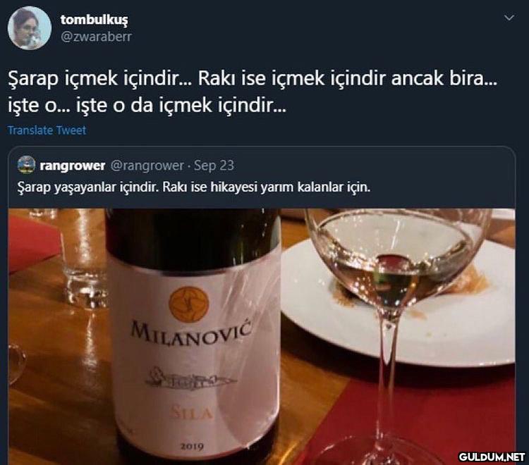 tombulkuş @zwaraberr Şarap...