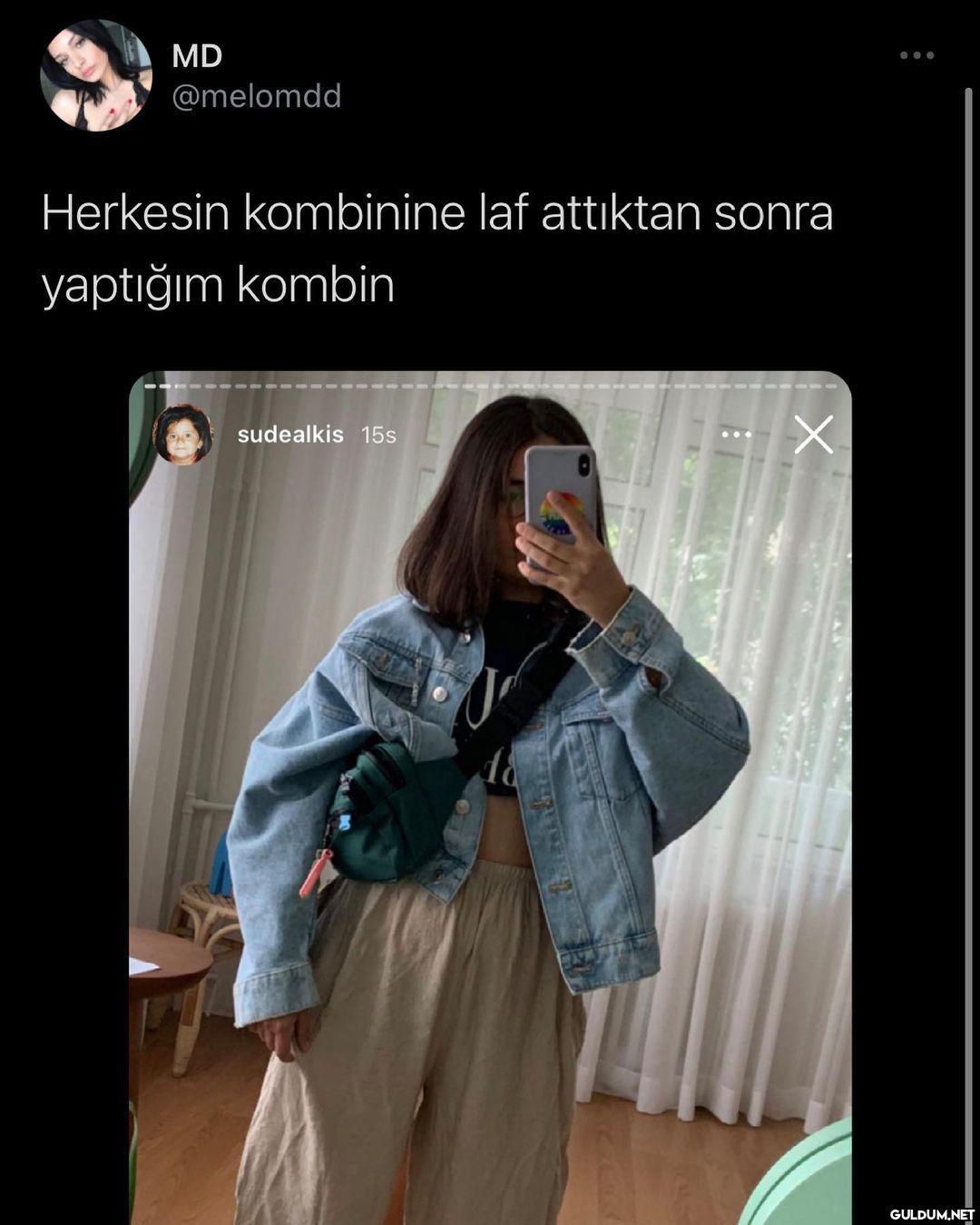 Mahallenin delisi kombini ...