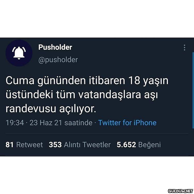 gözümüz aydın  Pusholder...