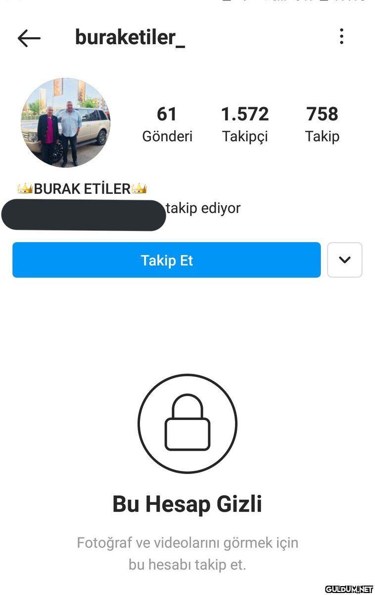 Hesabı neden kitledin...