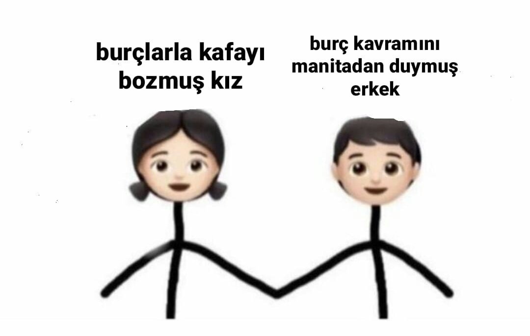 burçlarla kafayı bozmuş...