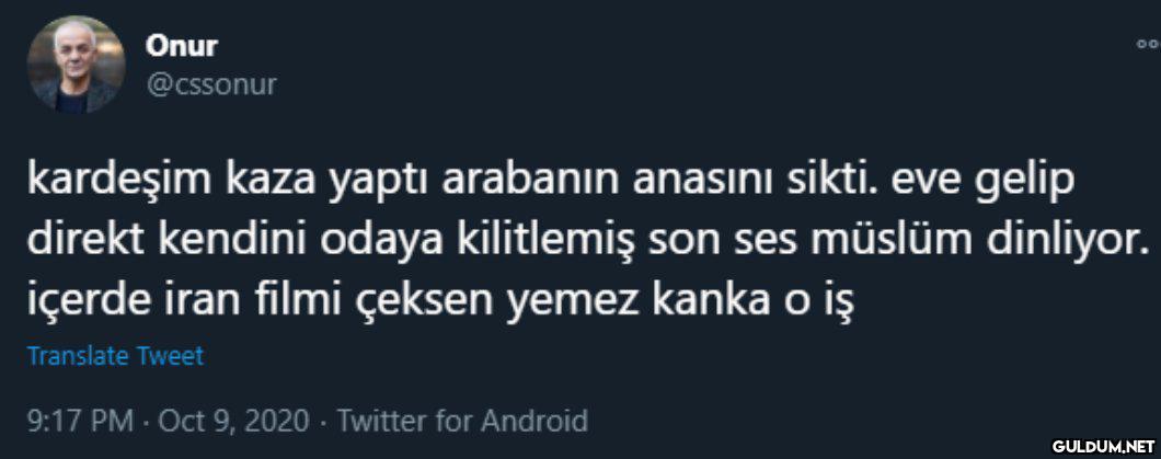 Onur 00 @cssonur kardeşim...