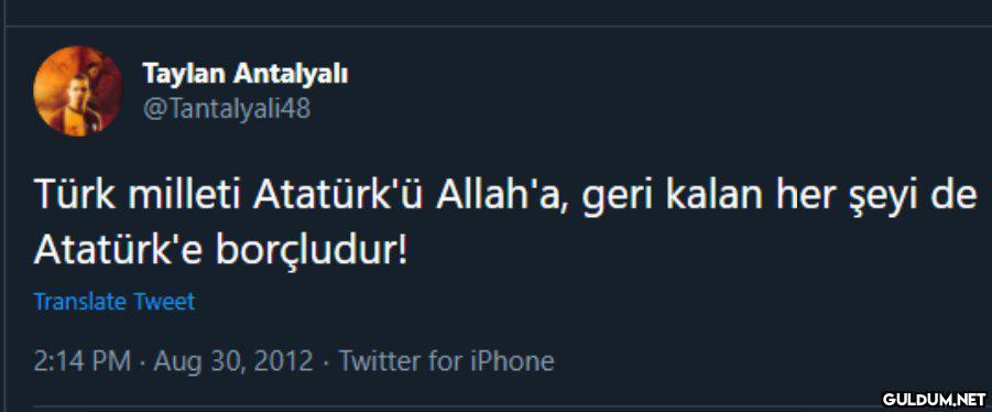 Taylan Antalyalı...