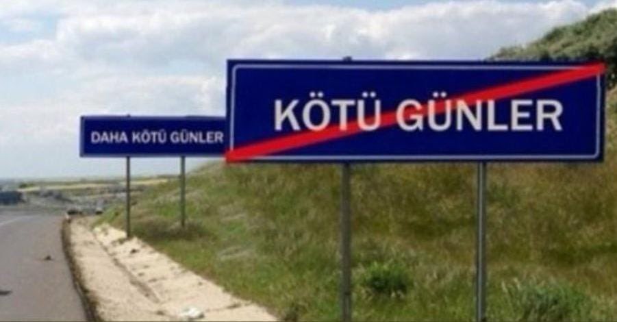 Bu yolda gidiyoruz    KÖTÜ...